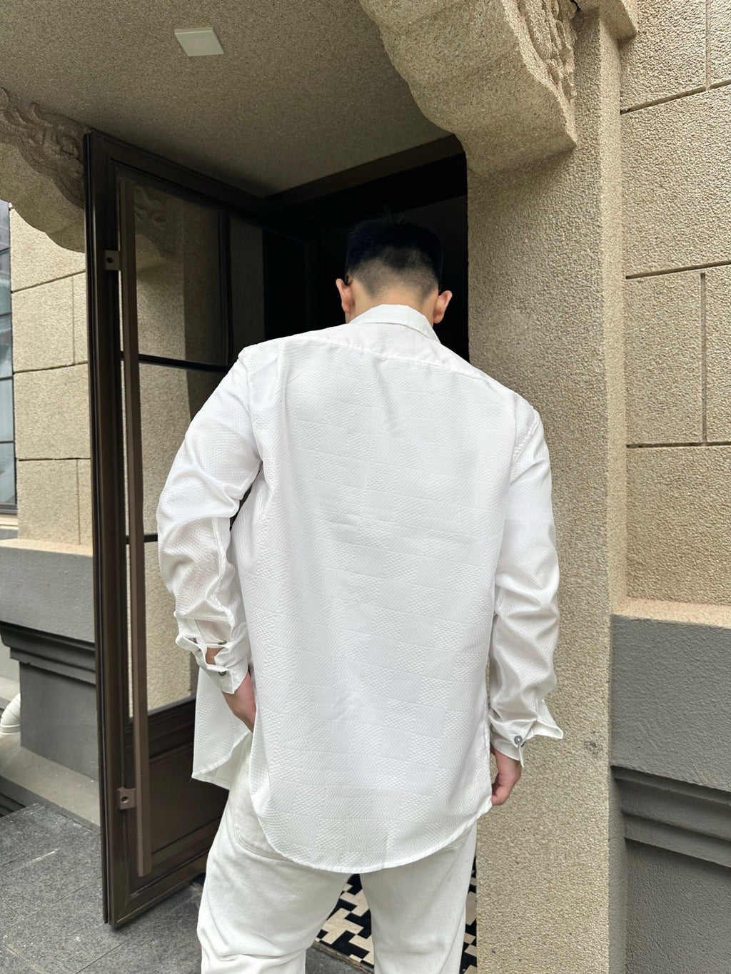 Louis Vuitton Jacquard Long-sleeved Shirt