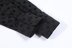 Louis Vuitton Classic Flocked Long Sleeve Shirt