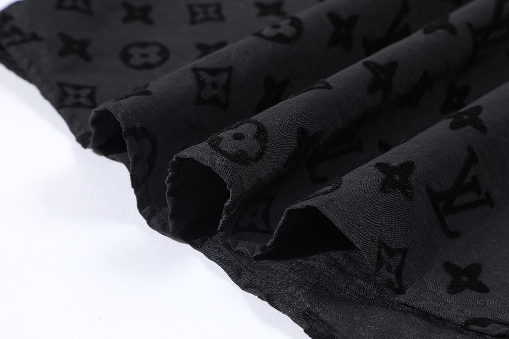 Louis Vuitton Classic Flocked Long Sleeve Shirt