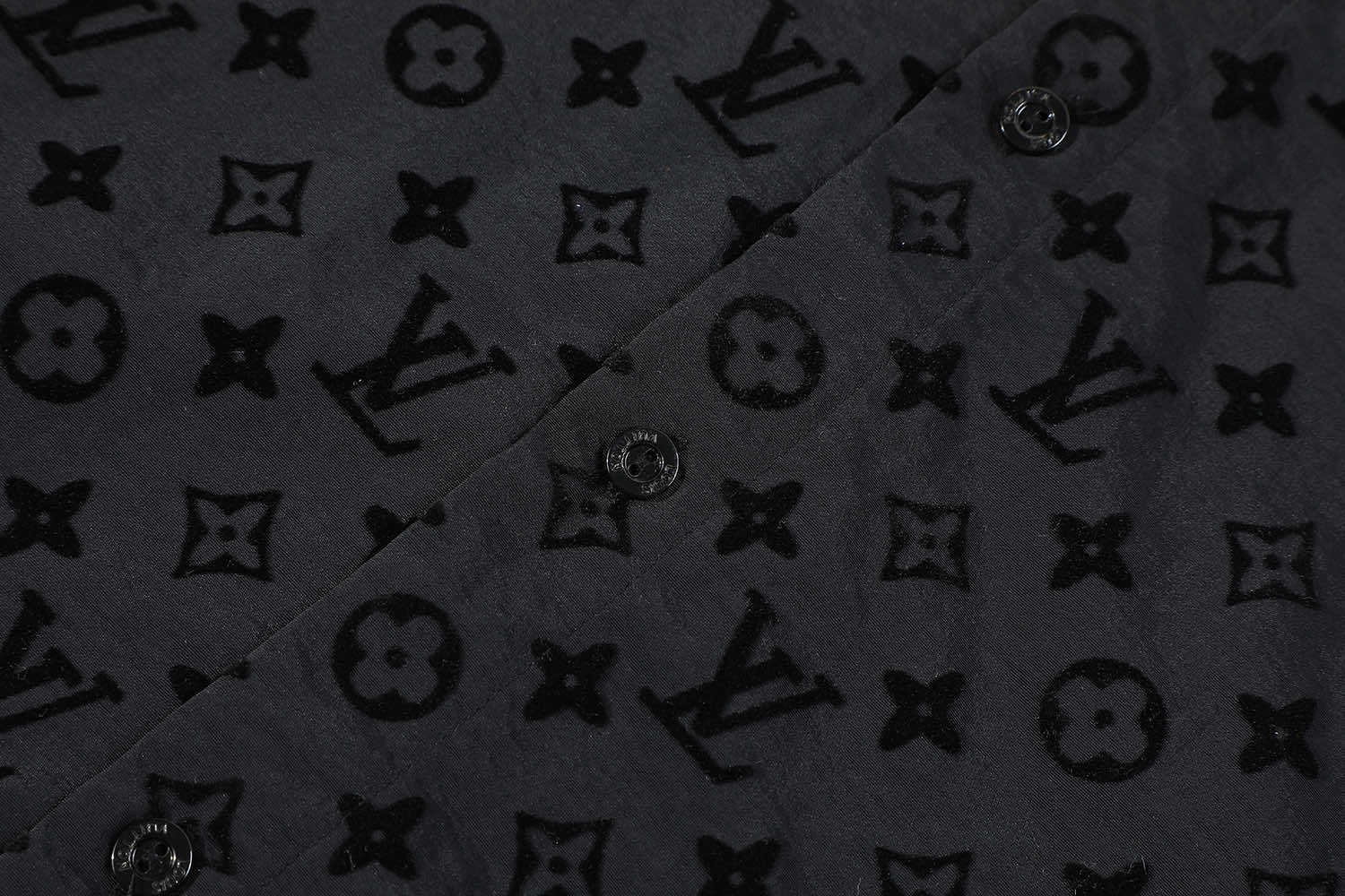 Louis Vuitton Classic Flocked Long Sleeve Shirt