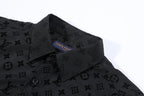 Louis Vuitton Classic Flocked Long Sleeve Shirt
