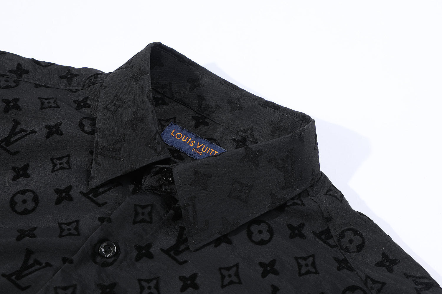 Louis Vuitton Classic Flocked Long Sleeve Shirt