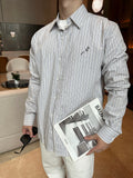 Louis Vuitton Jacquard Embroidered Striped Shirt