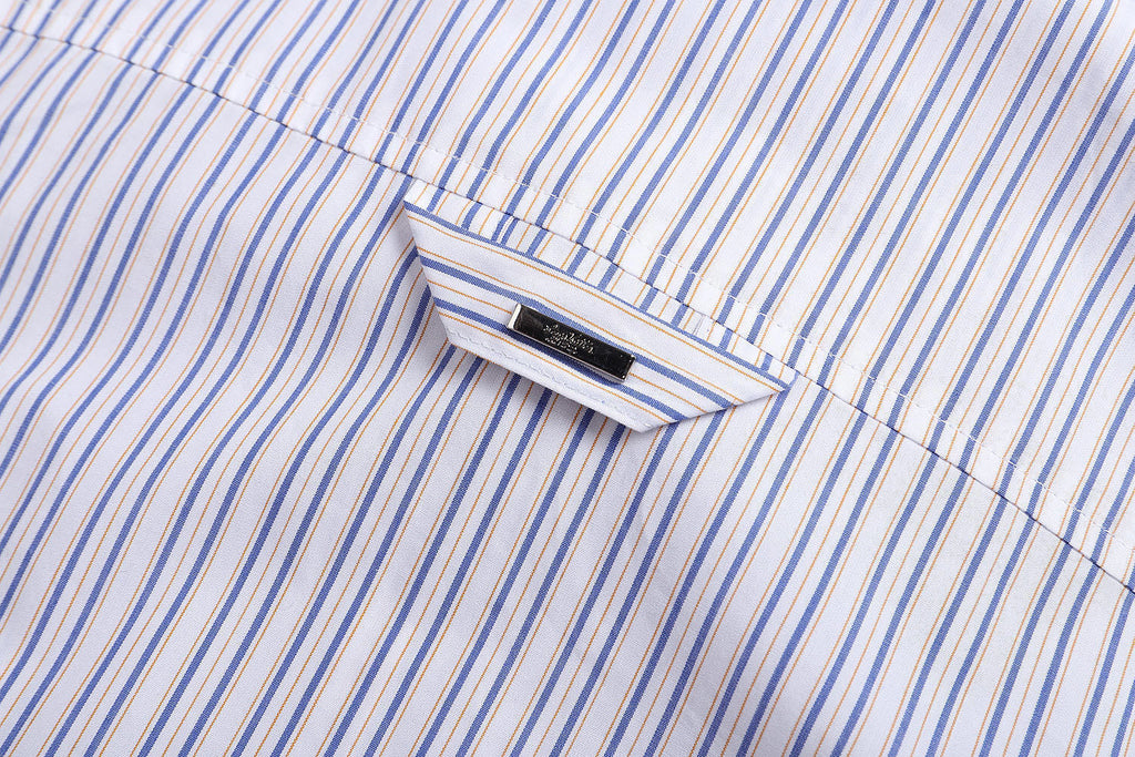 Louis Vuitton Jacquard Embroidered Striped Shirt
