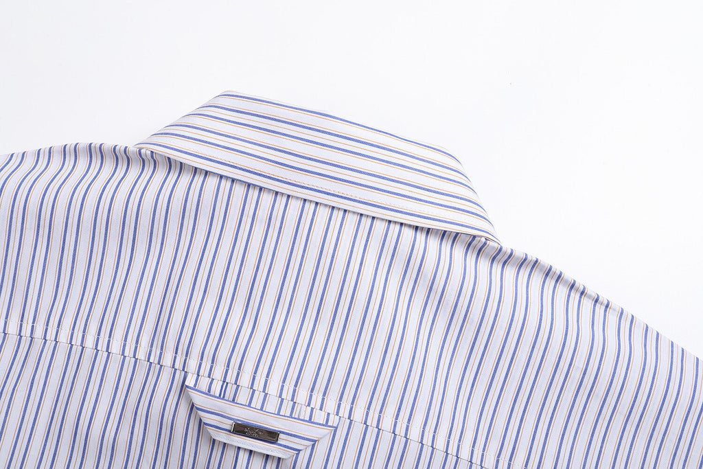 Louis Vuitton Jacquard Embroidered Striped Shirt