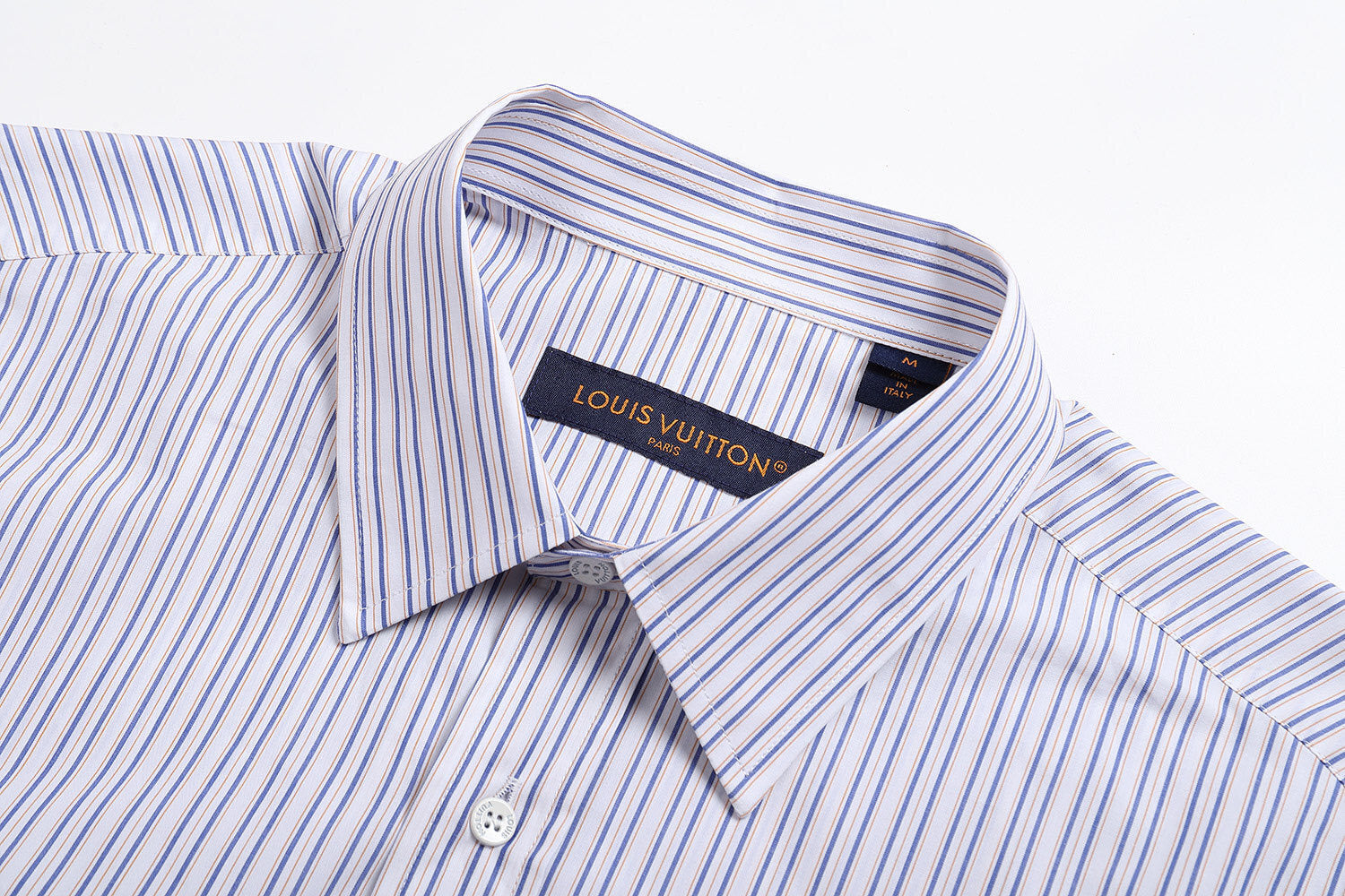 Louis Vuitton Jacquard Embroidered Striped Shirt