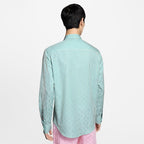 Louis Vuitton Logo Patch Striped Shirt