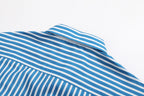 Louis Vuitton Logo Patch Striped Shirt
