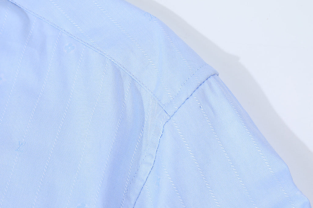 Louis Vuitton Pinstripe Jacquard Cotton Shirt