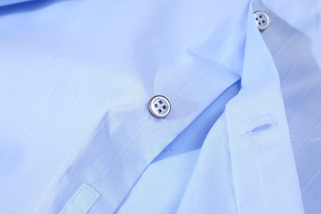 Louis Vuitton Pinstripe Jacquard Cotton Shirt
