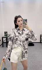 Louis Vuitton Silk Long-sleeved Shirt