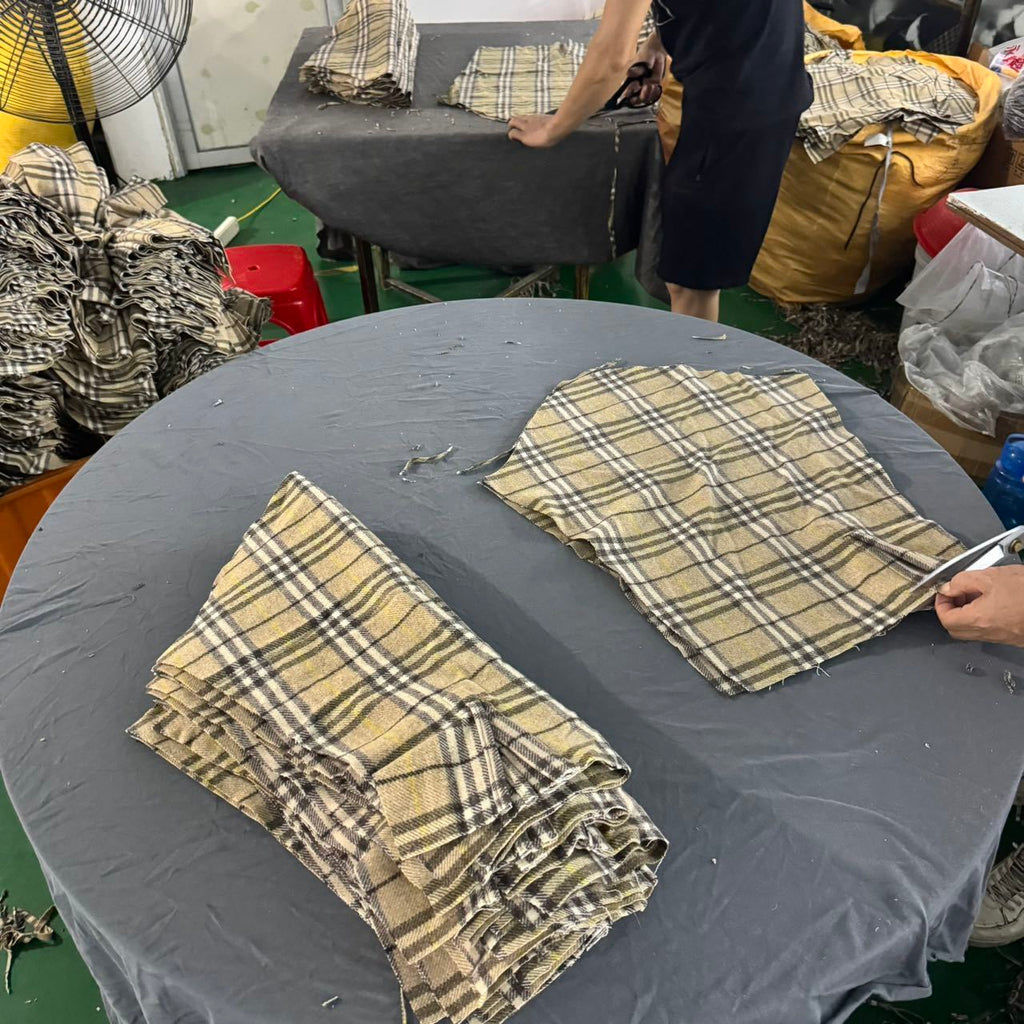 Burberry Wool Plaid Shirt Jacket
