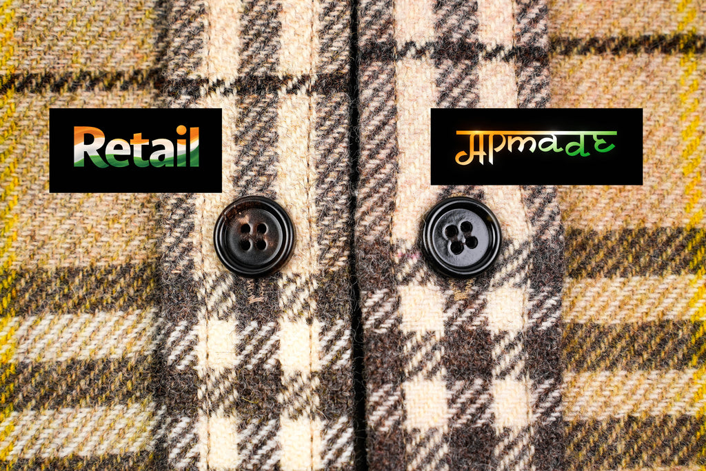 Burberry Wool Plaid Shirt Jacket