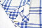 Burberry Blue and White Check Shirt