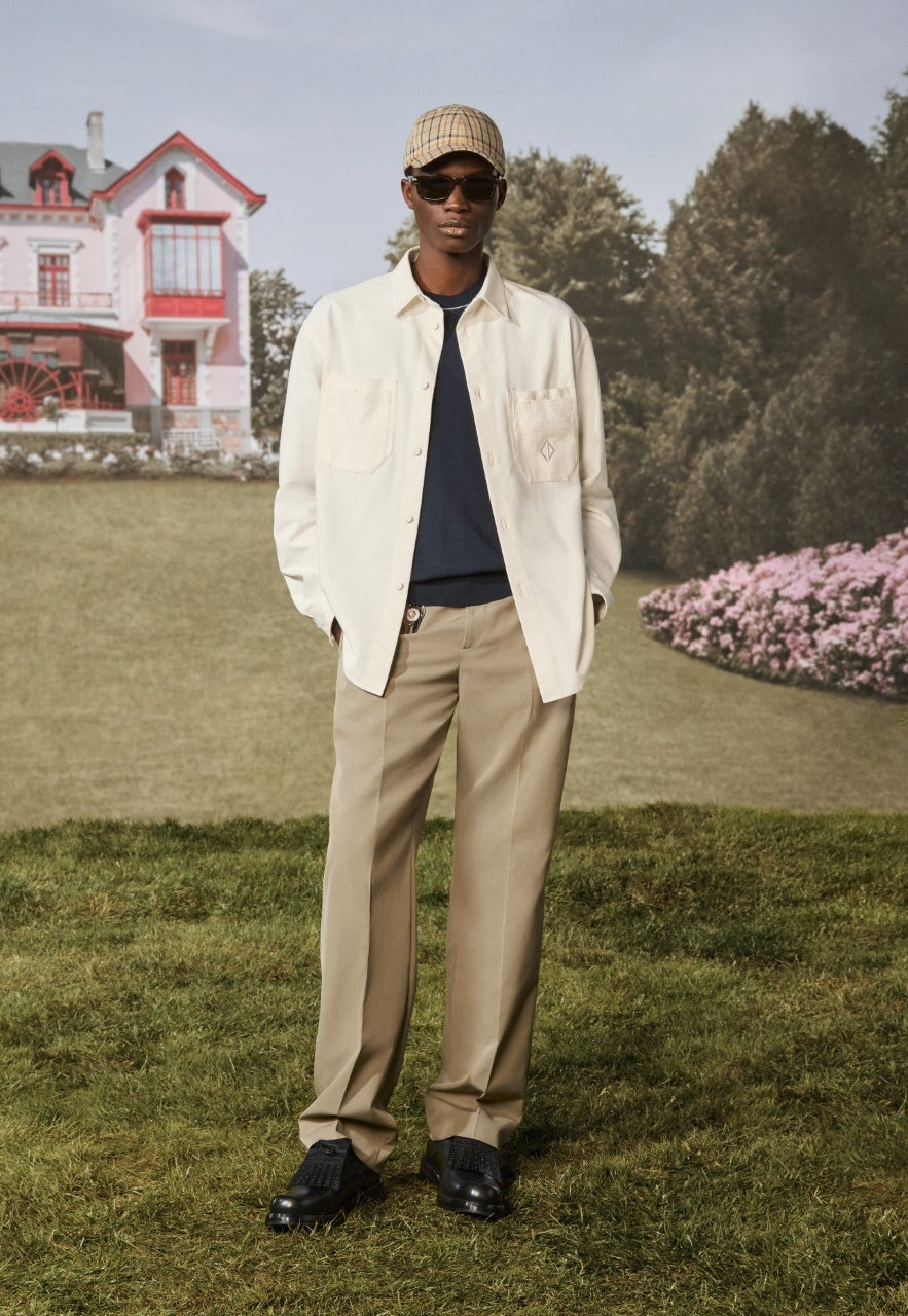 Dior Pocket Jujube Long-Sleeved Shirt
