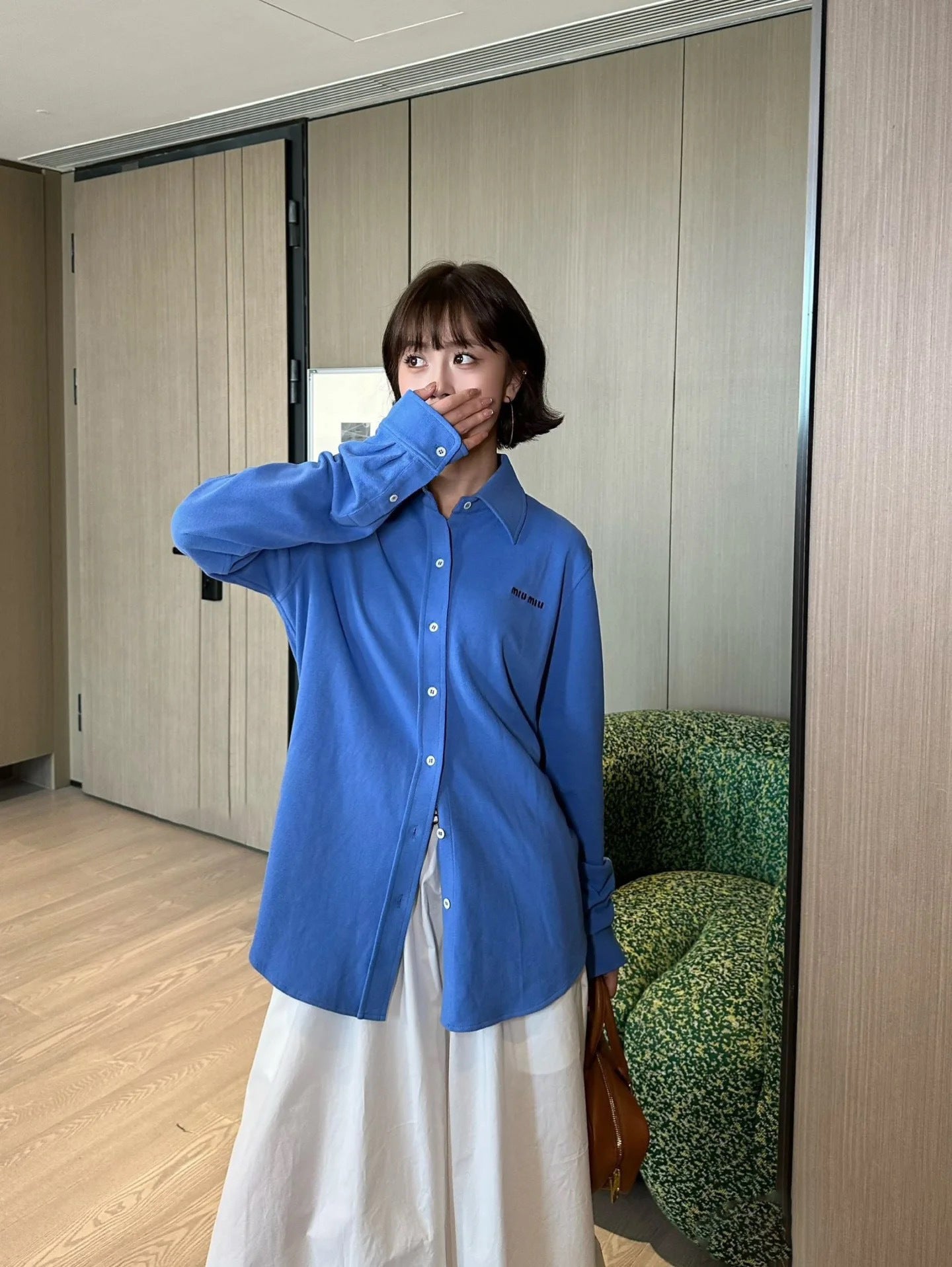 Miu Miu Cotton Piqué Shirt