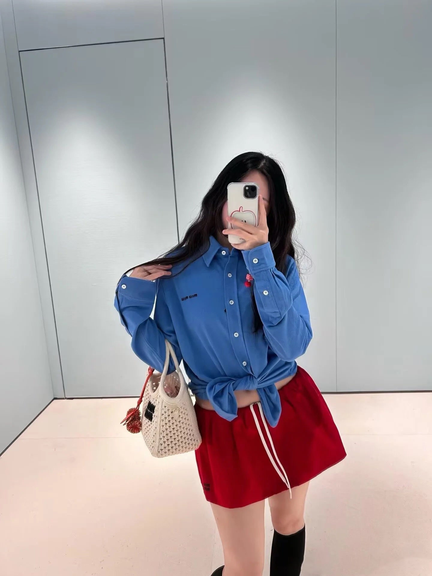 Miu Miu Cotton Piqué Shirt