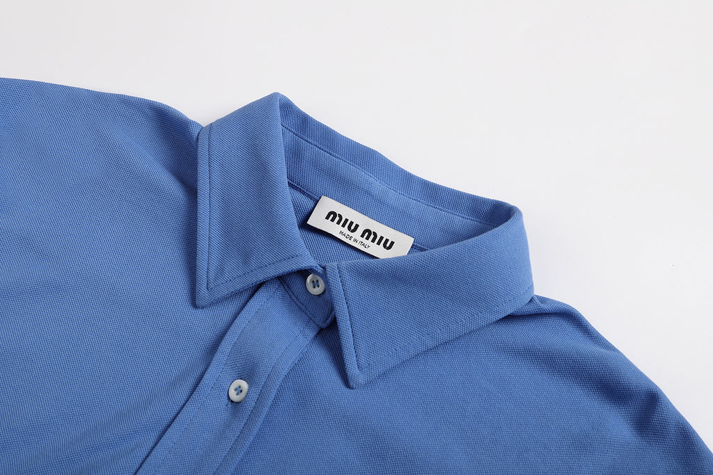 Miu Miu Cotton Piqué Shirt