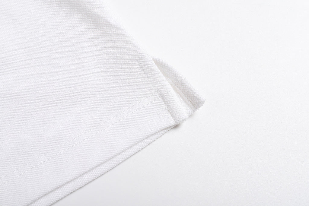 Miu Miu Solid Color Embroidered Long-sleeved Polo Shirt