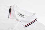 Miu Miu Solid Color Embroidered Long-sleeved Polo Shirt