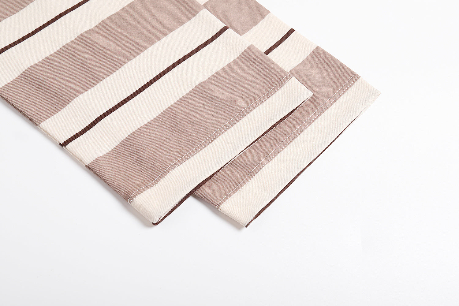 Miu Miu Striped Cotton Jersey Long-sleeved Polo Shirt