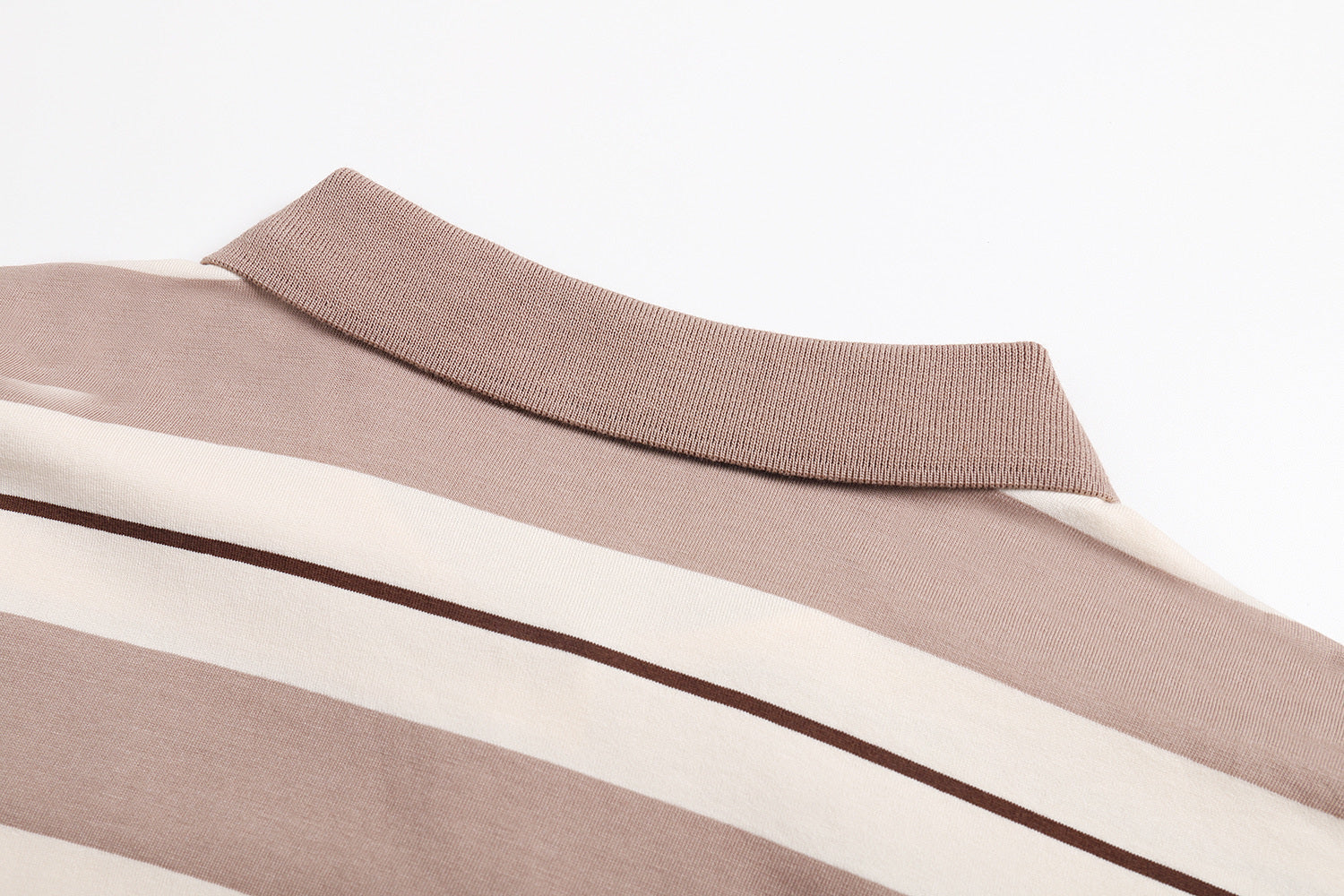 Miu Miu Striped Cotton Jersey Long-sleeved Polo Shirt