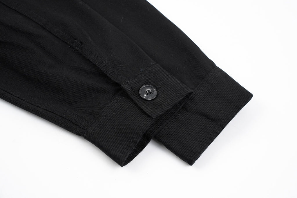 Saint Laurent New Embroidered Button-Down Lapel Shirt