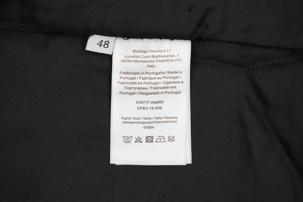 Bottega Veneta Gray Corduroy Duffle Coat