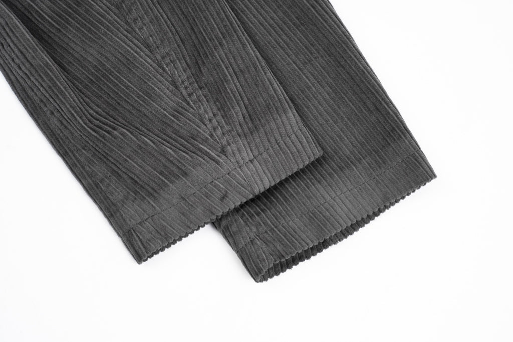 Bottega Veneta Gray Corduroy Duffle Coat