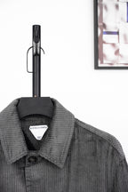 Bottega Veneta Gray Corduroy Duffle Coat