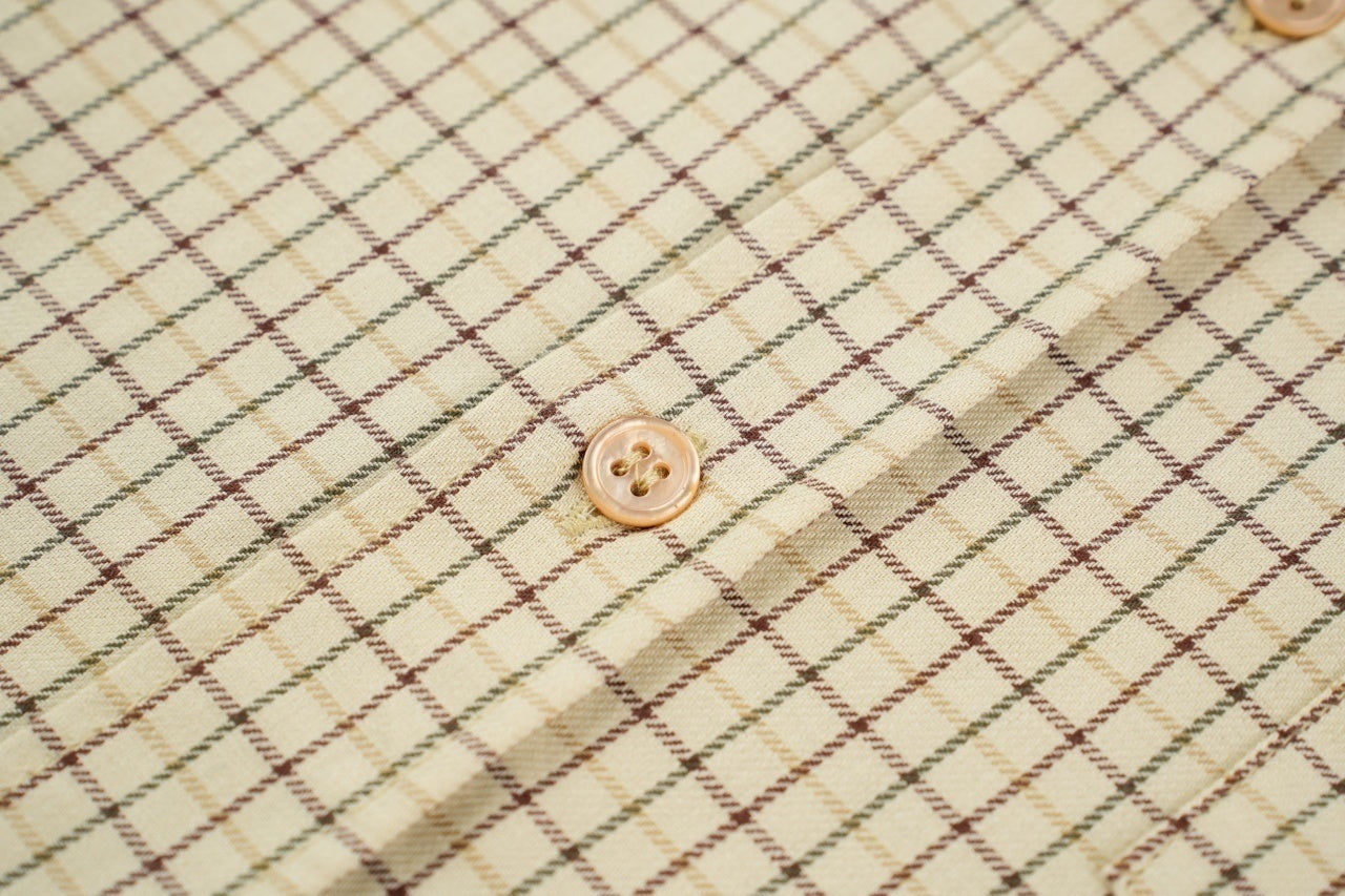 Celine Tartan Checkered Shirt