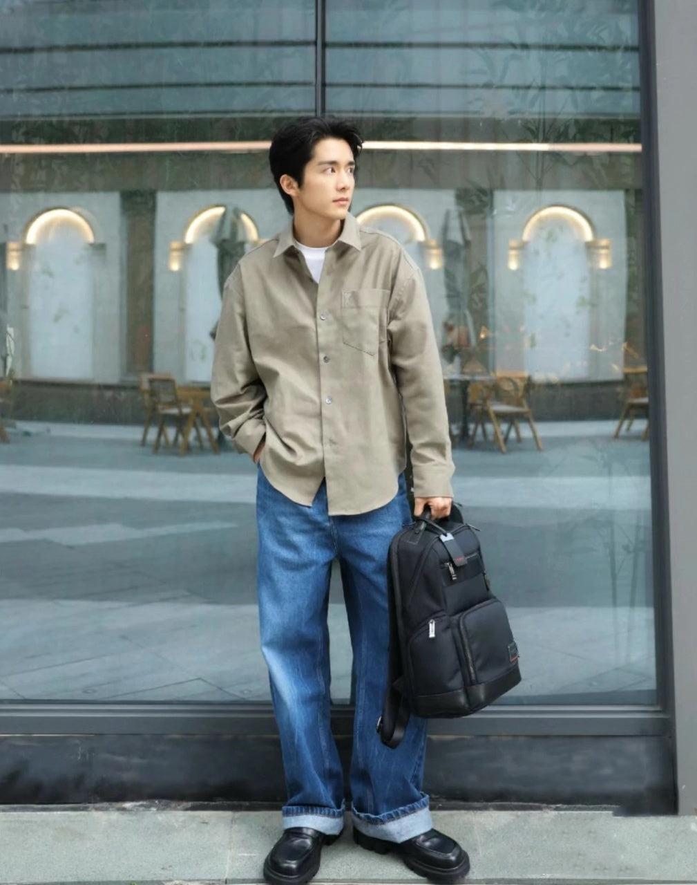 Ami Paris Heart Embossed Shirt