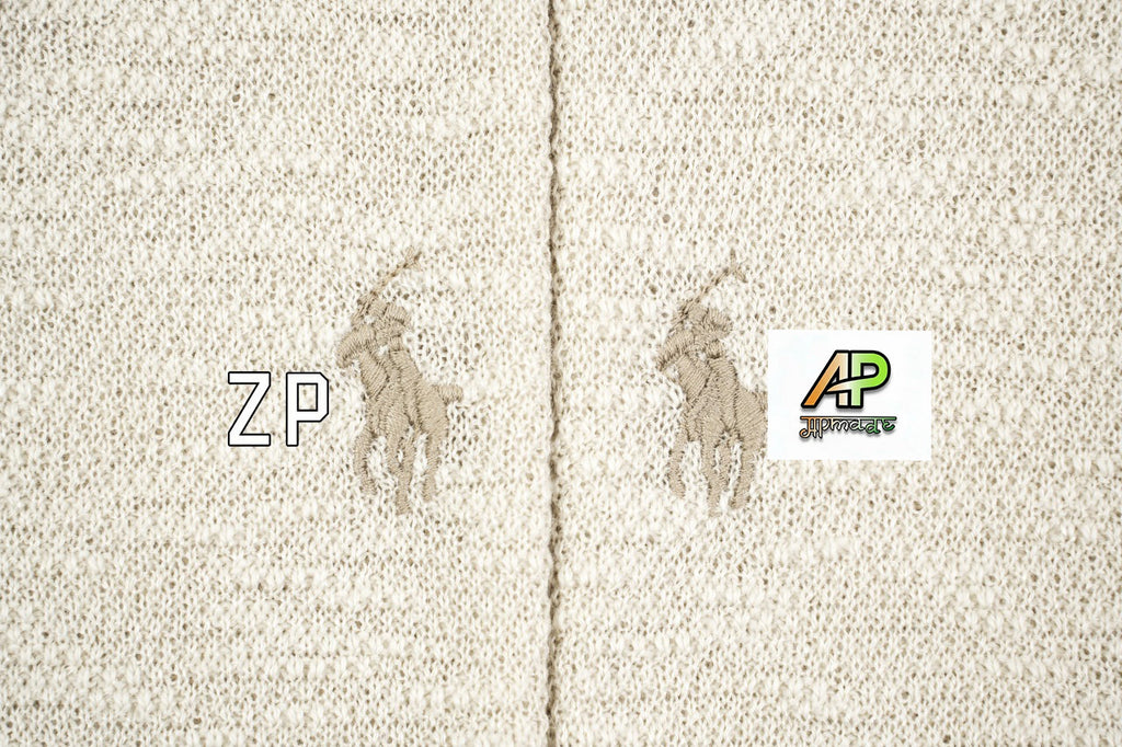 Ralph Lauren Small Horse Logo Knitted Long-sleeved Shirt