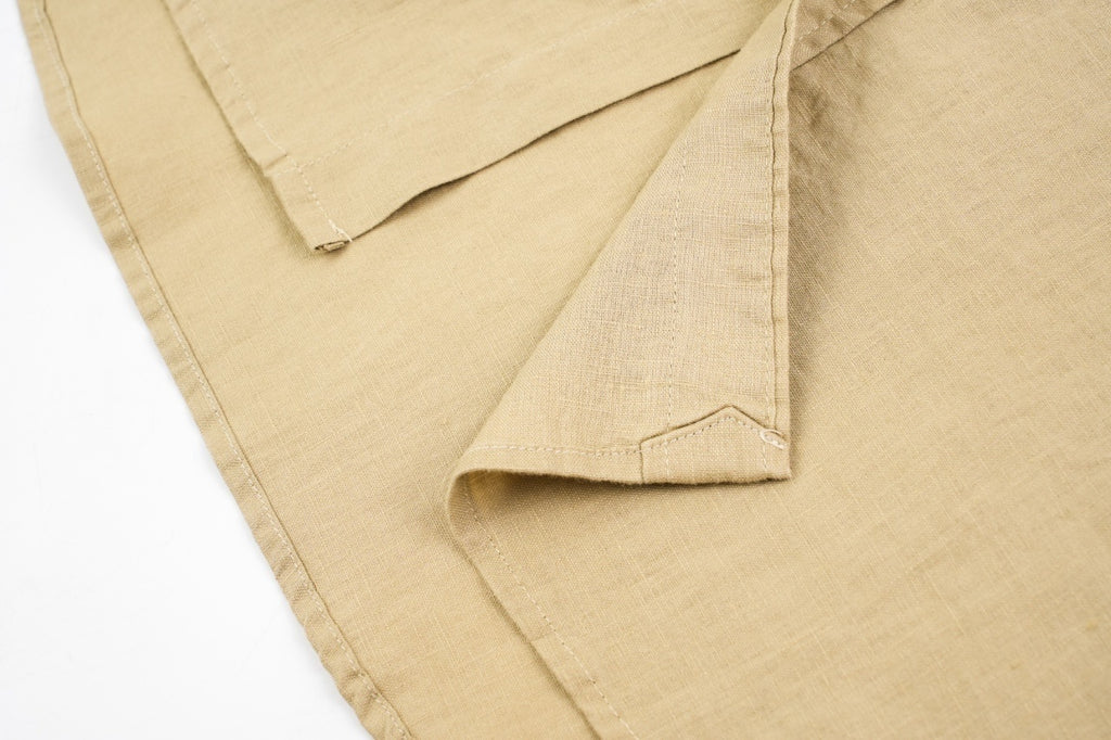 Ralph Lauren Pony Logo Linen Long-sleeved Shirt