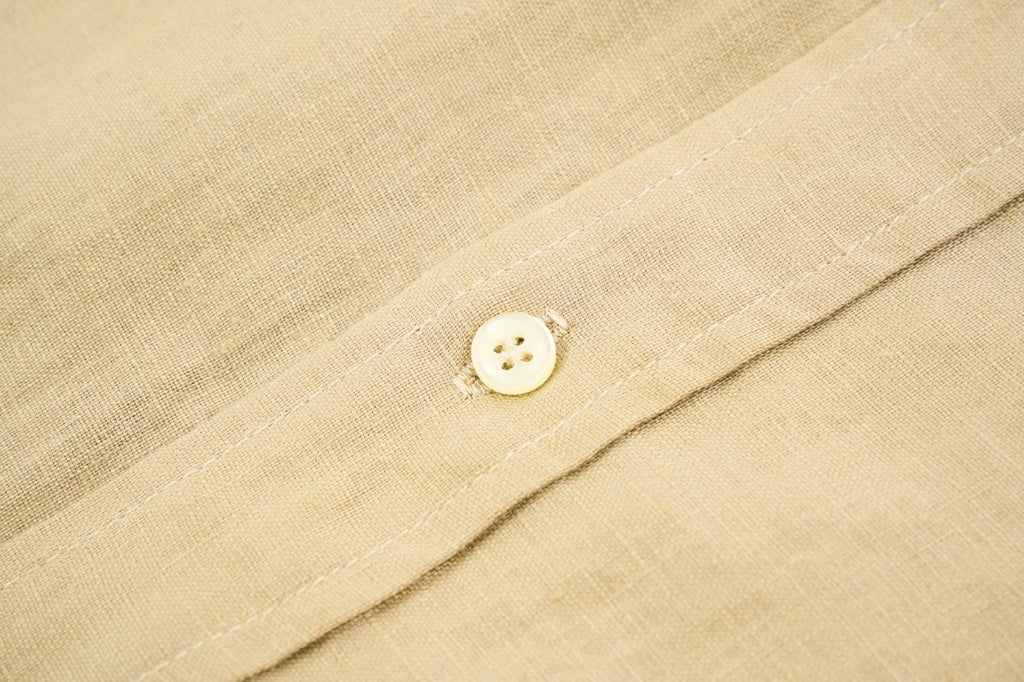 Ralph Lauren Pony Logo Linen Long-sleeved Shirt