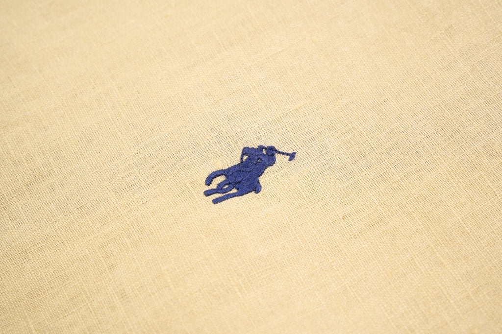 Ralph Lauren Pony Logo Linen Long-sleeved Shirt