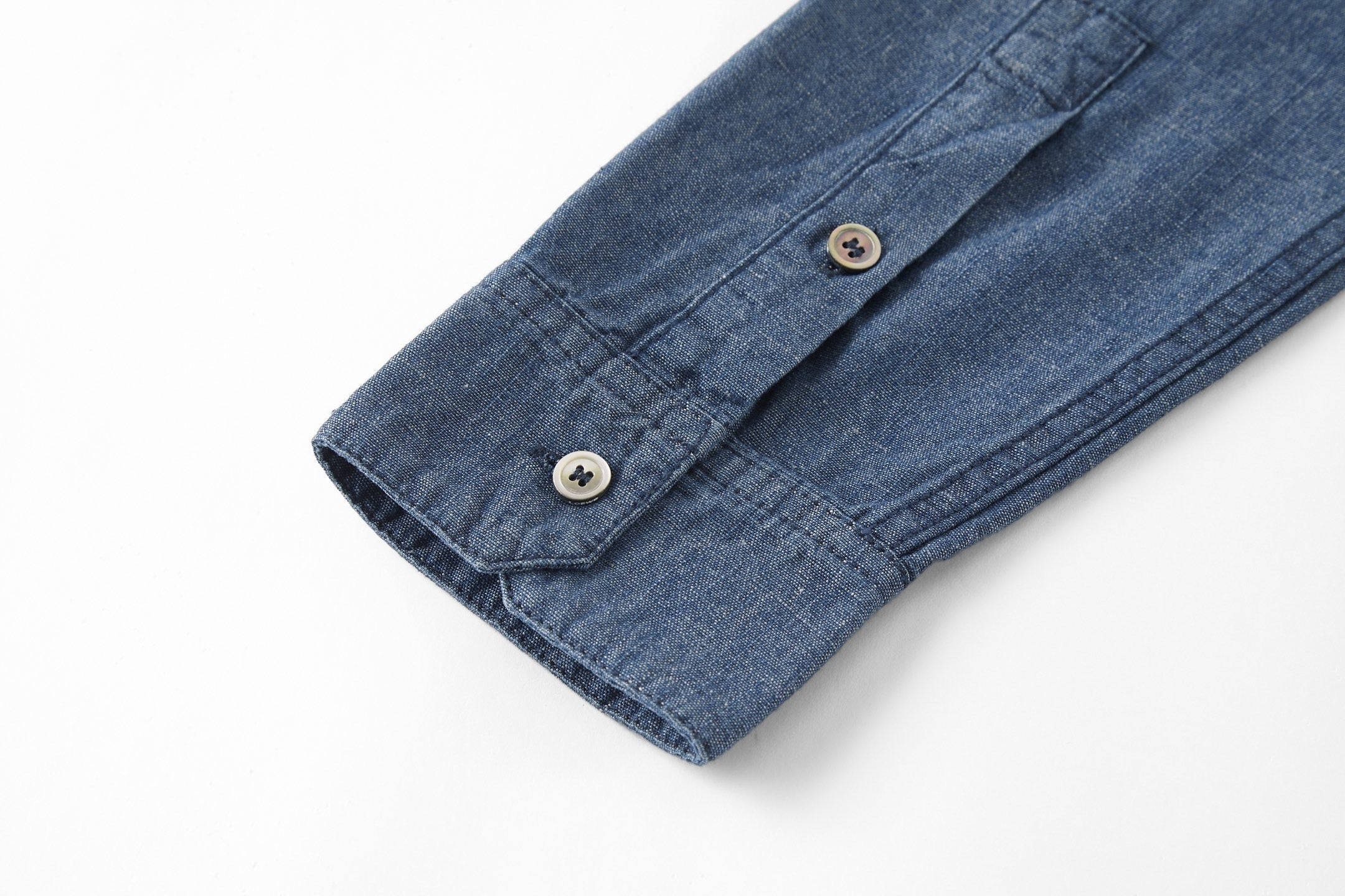 Loewe Double-sided Slub Denim Embroidered Shirt