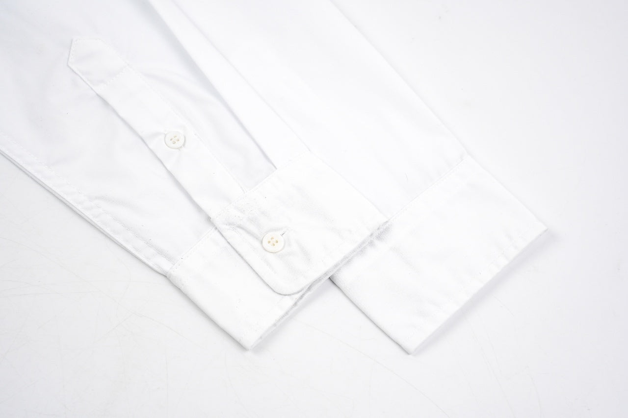 Gucci Long-sleeved Shirt with Lettering and Anchor Embroidery