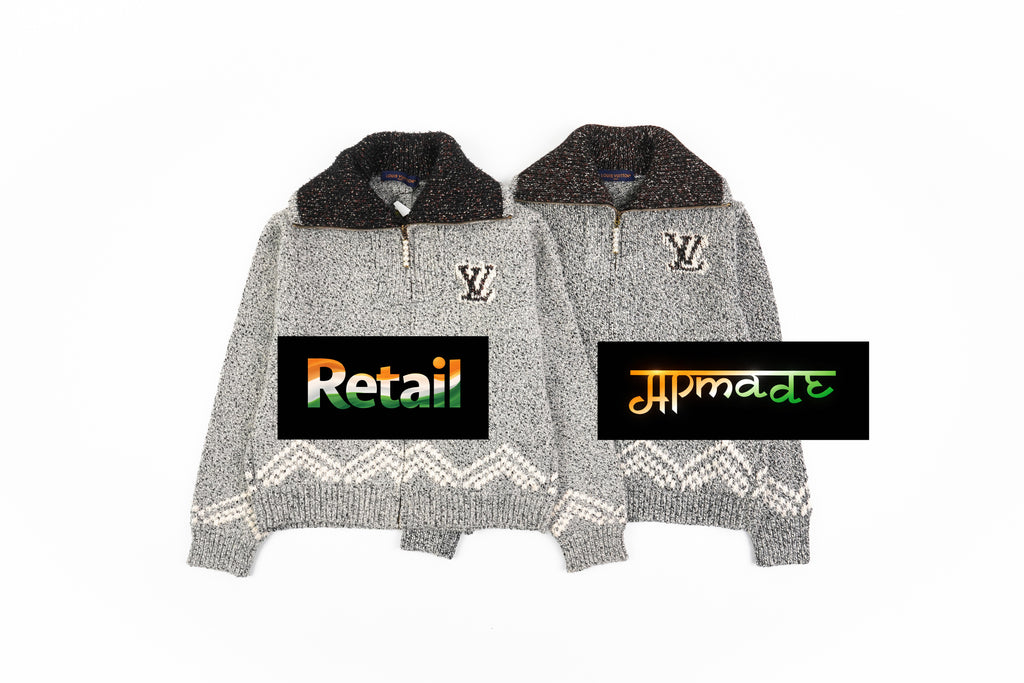 Louis Vuitton 1V Fishing Collar Sweater Cardigan