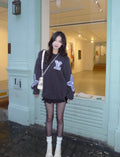 Louis Vuitton Ski-print Letter Print Long-sleeved Sweater