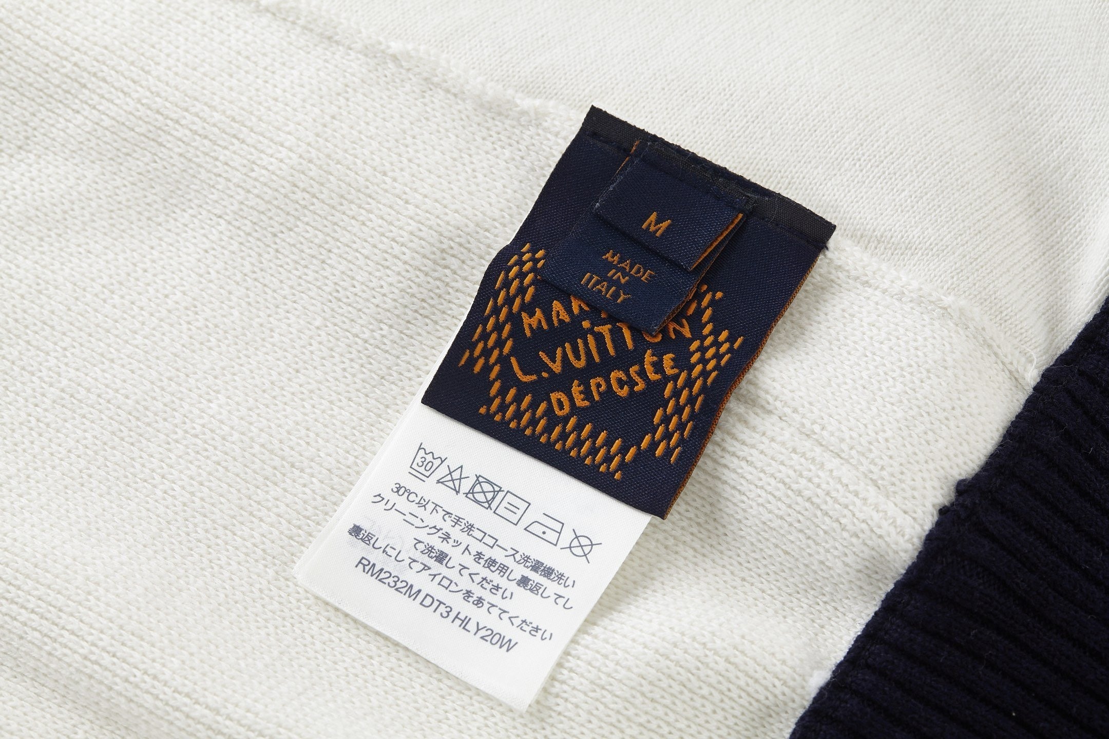 Louis Vuitton Nautical Style Embroidered Knit Zipper Jacket