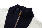 Louis Vuitton Nautical Style Embroidered Knit Zipper Jacket