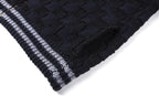 Louis Vuitton 26SS Knitted Waist-cinching Color-blocked Ribbed Collar Sweater