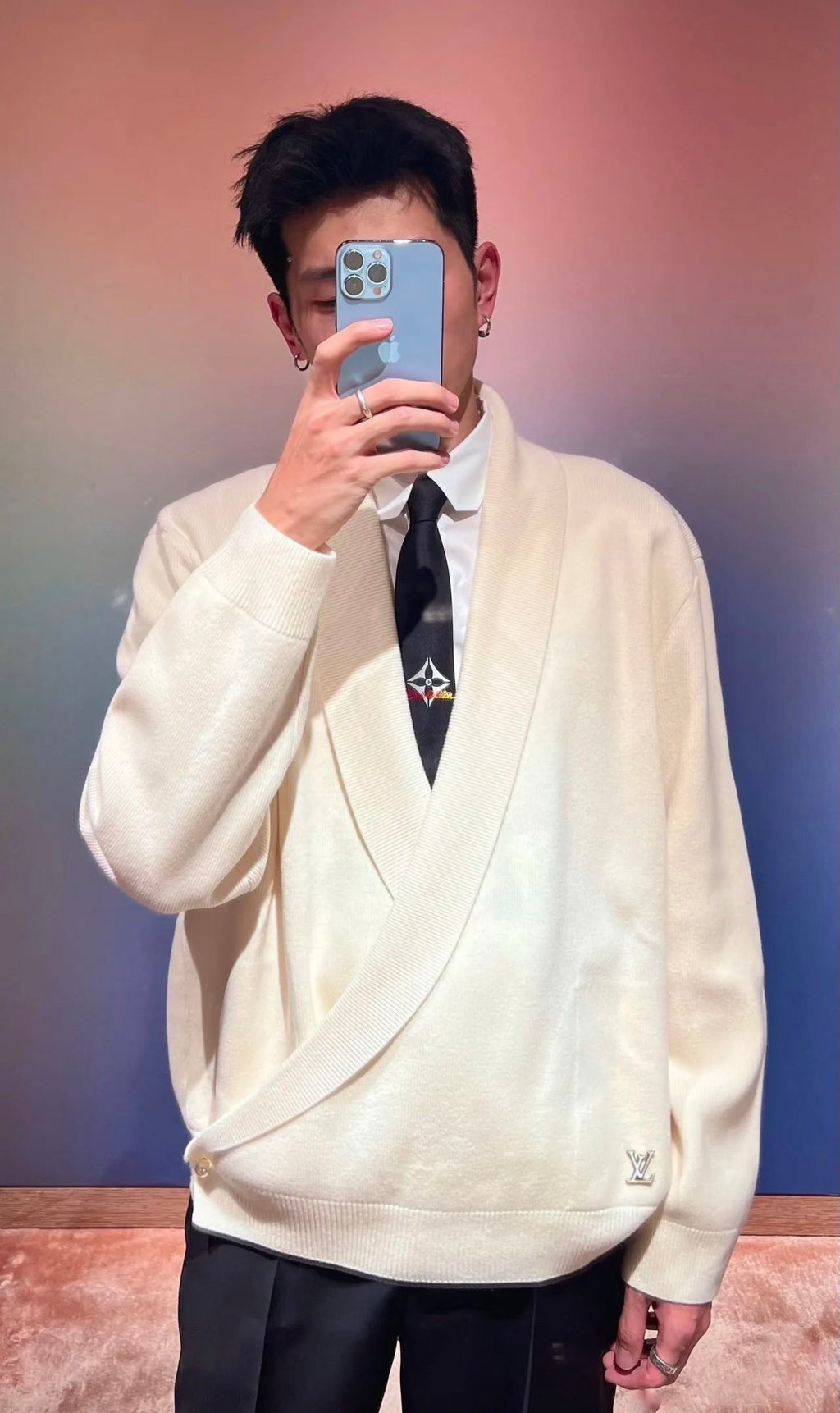 Louis Vuitton Diagonal Opening Cardigan