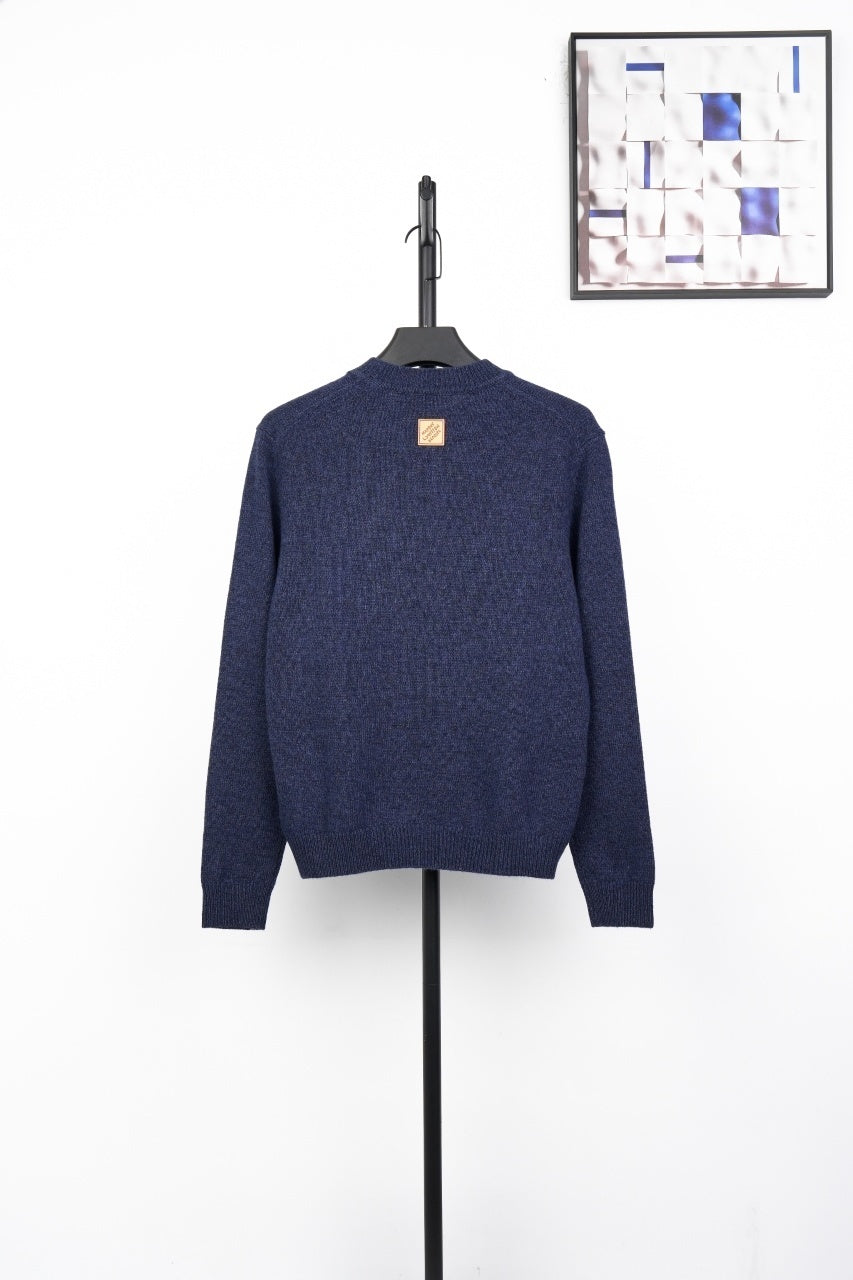 Louis Vuitton Puppy Jacquard Crew Neck Sweater