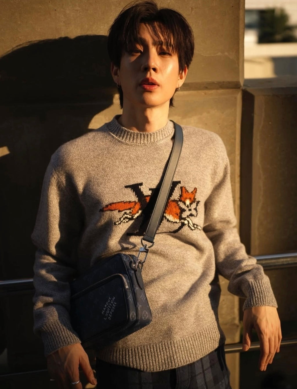 Louis Vuitton 1V Fox Jacquard Sweater