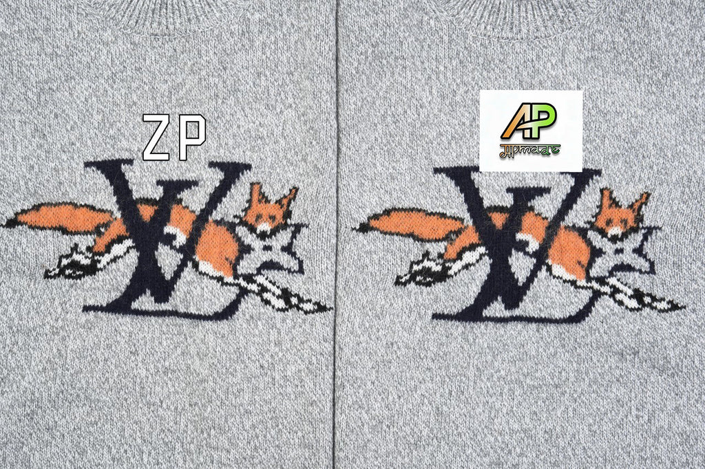 Louis Vuitton 1V Fox Jacquard Sweater