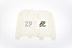 Louis Vuitton Chunky Knit Ribbed White Sweater