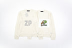 Louis Vuitton Chunky Knit Ribbed White Sweater