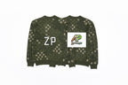 Louis Vuitton Green Camouflage Monogram Crew Neck Sweater
